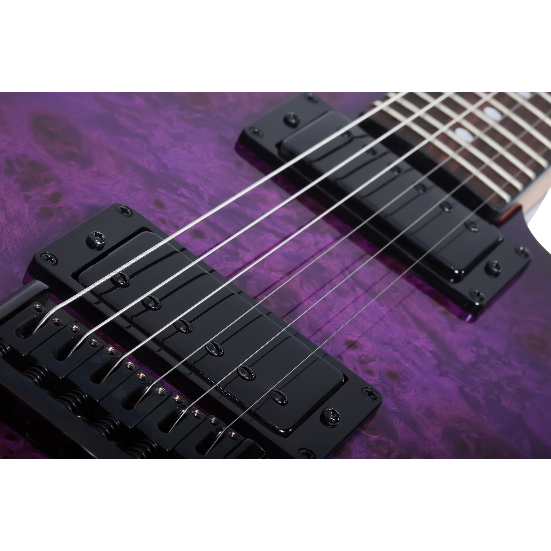 Schecter PT Standard Electric Guitar - Purple Burst Burl, 3956
