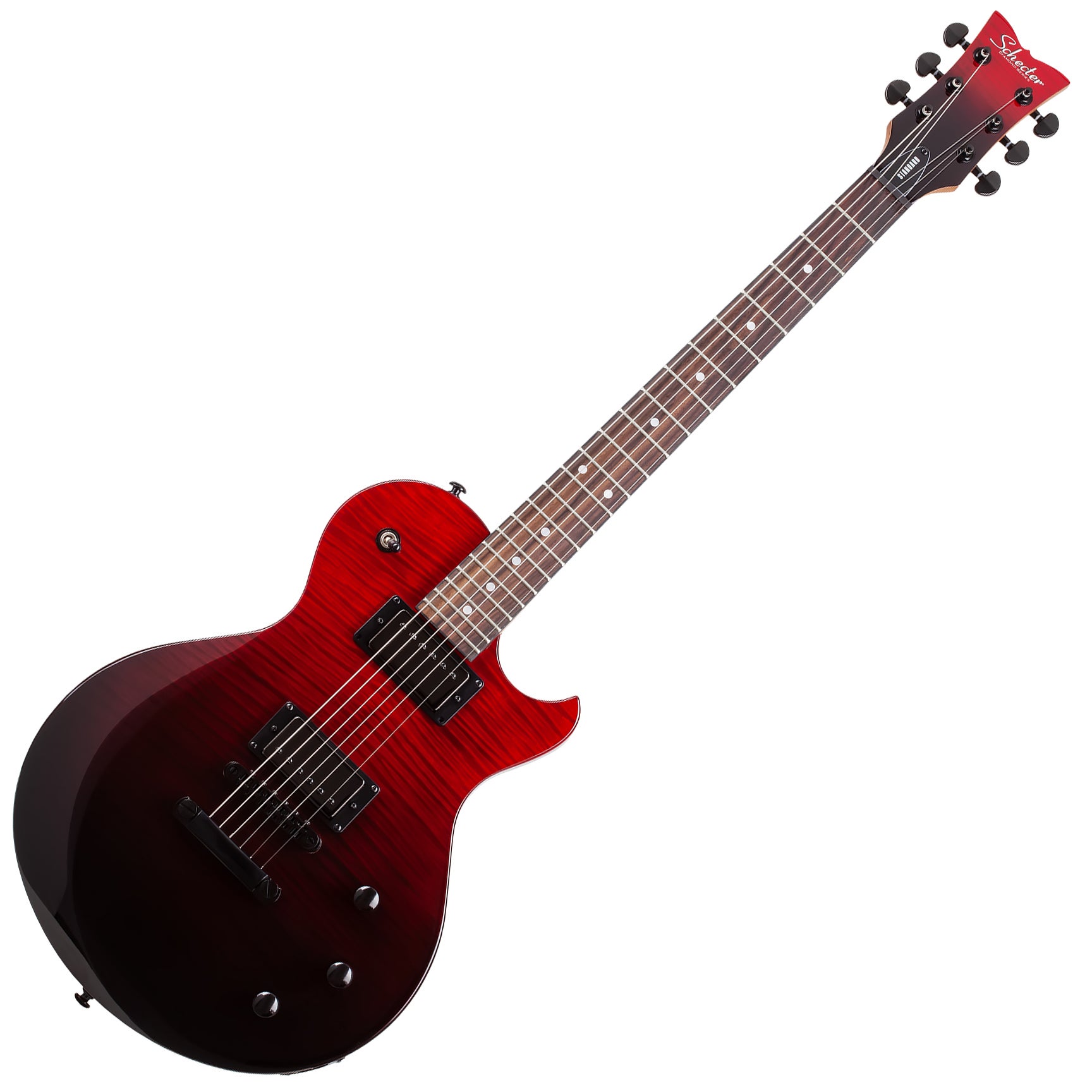 Schecter Omen-6 Electric Guitar HH Gloss Black 2060 | Music Works