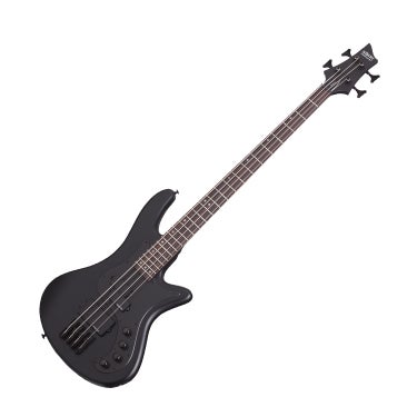 Schecter STILETTO STEALTH 4 SBK Bass Guitar 4 String - Black Satin