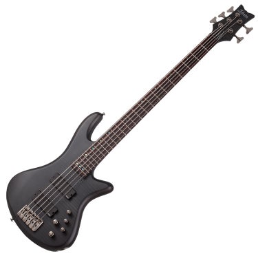 Schecter Stiletto Studio 5-String FF Bass Guitar - See-Thru Black Satin 2721