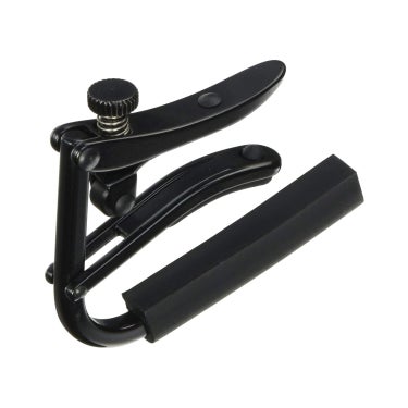 Shubb C1K (Capo Noir) Black Chrome Guitar Capo for 6-String Western/Steel String Acoustic Guitar