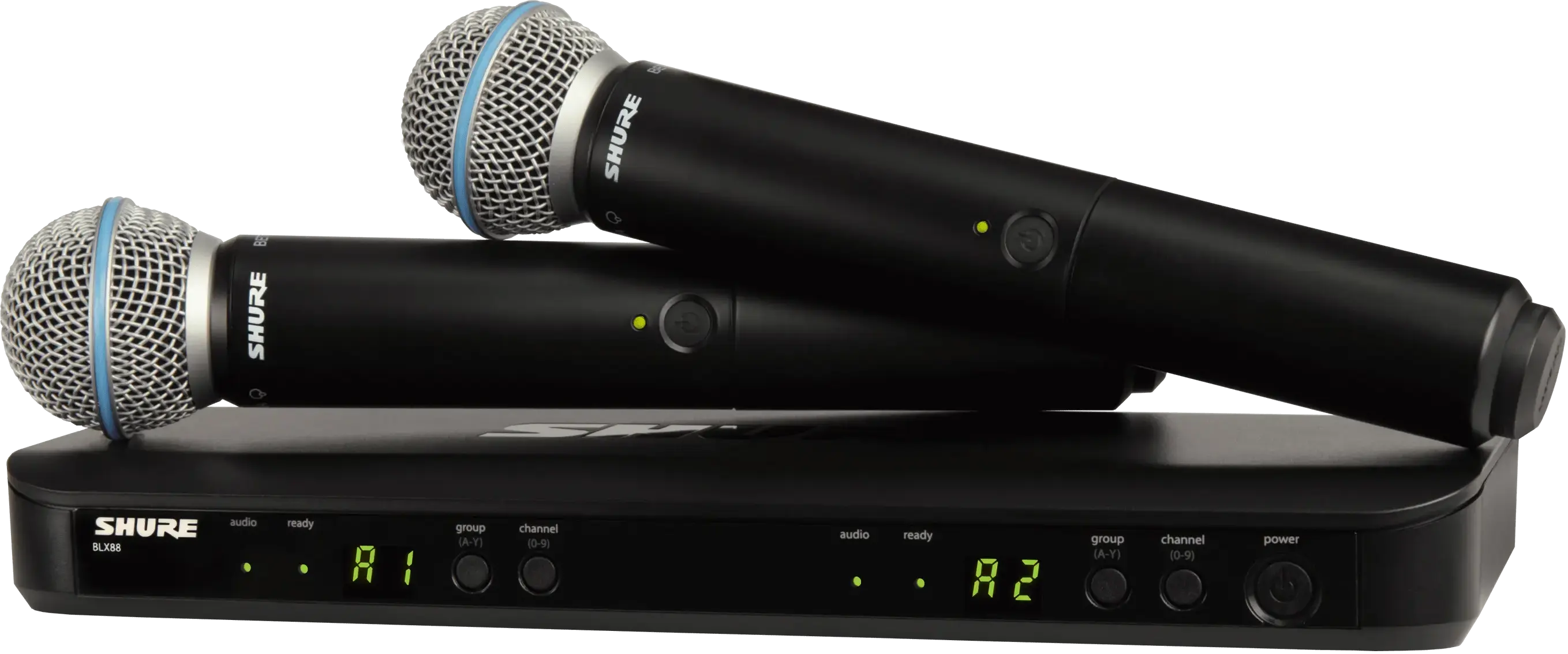 Shure BLX-288-SM58 Dual Channel Wireless Handheld Microphone