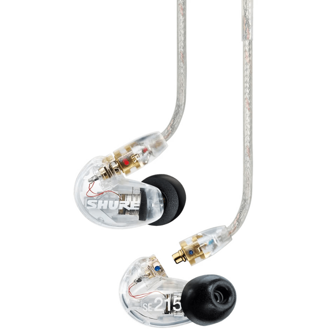 Shure SE215 Sound-isolating Earphones - Clear
