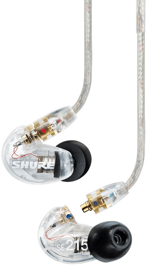 Shure SE215 Sound-isolating Earphones - Clear | Music Works