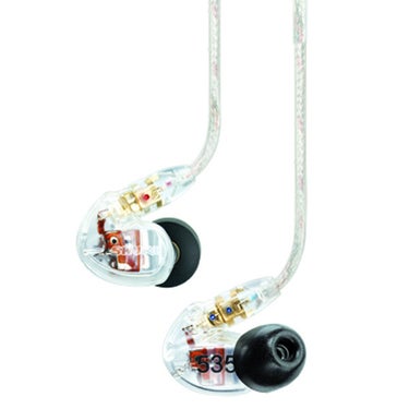 Shure SE535 Sound-Isolating In-Ear Stereo Earphones Clear Triple Driver IEM