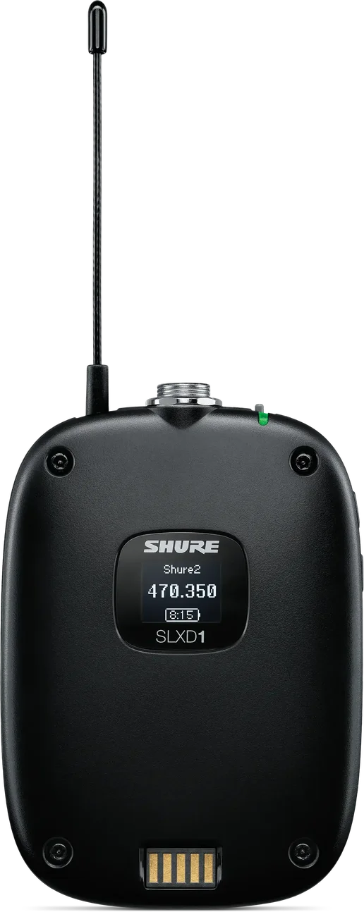 Shure SLXD1 Wireless Bodypack Transmitter - 650-693 MHz | Music Works