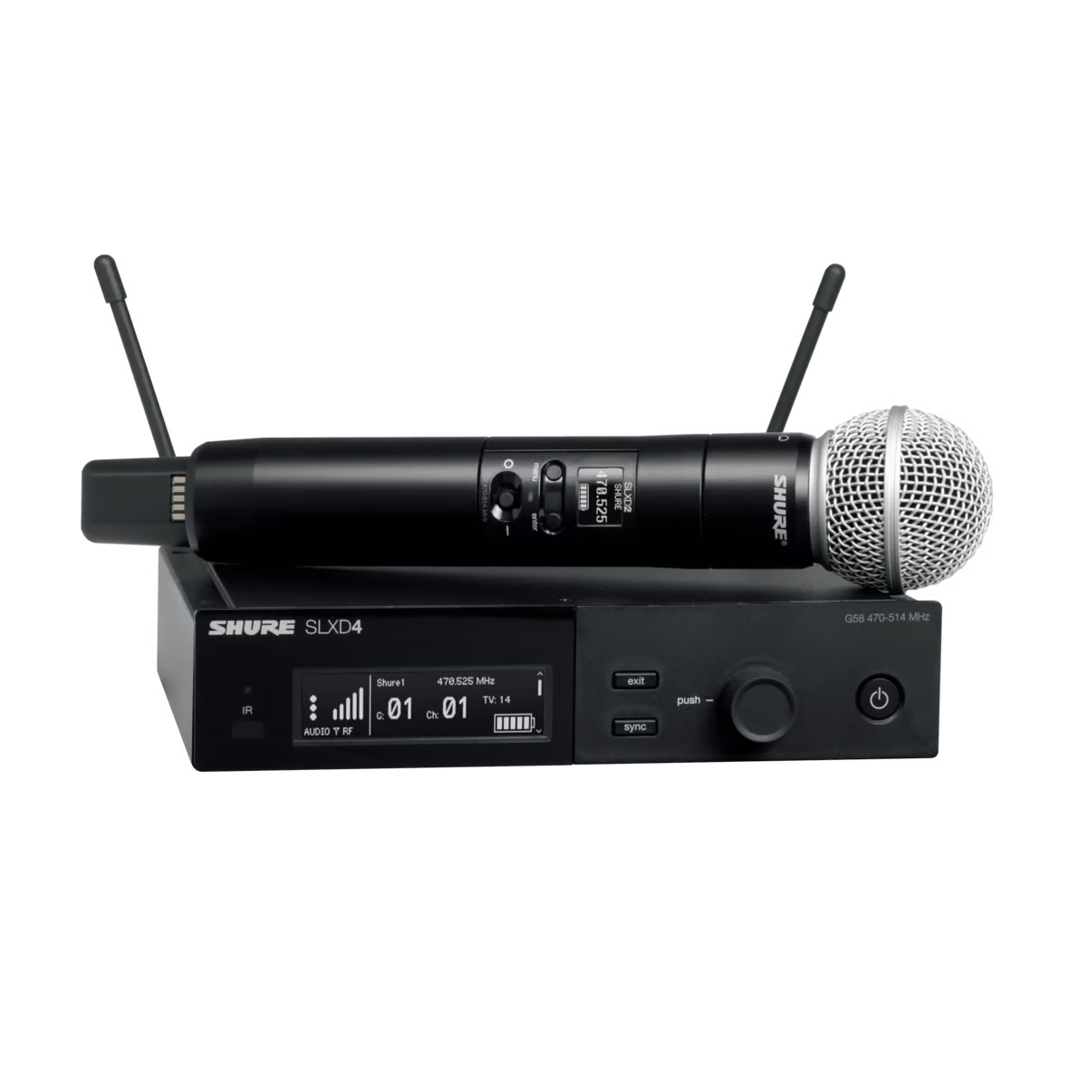 Shure BLX-288-SM58 Dual Channel Wireless Handheld Microphone
