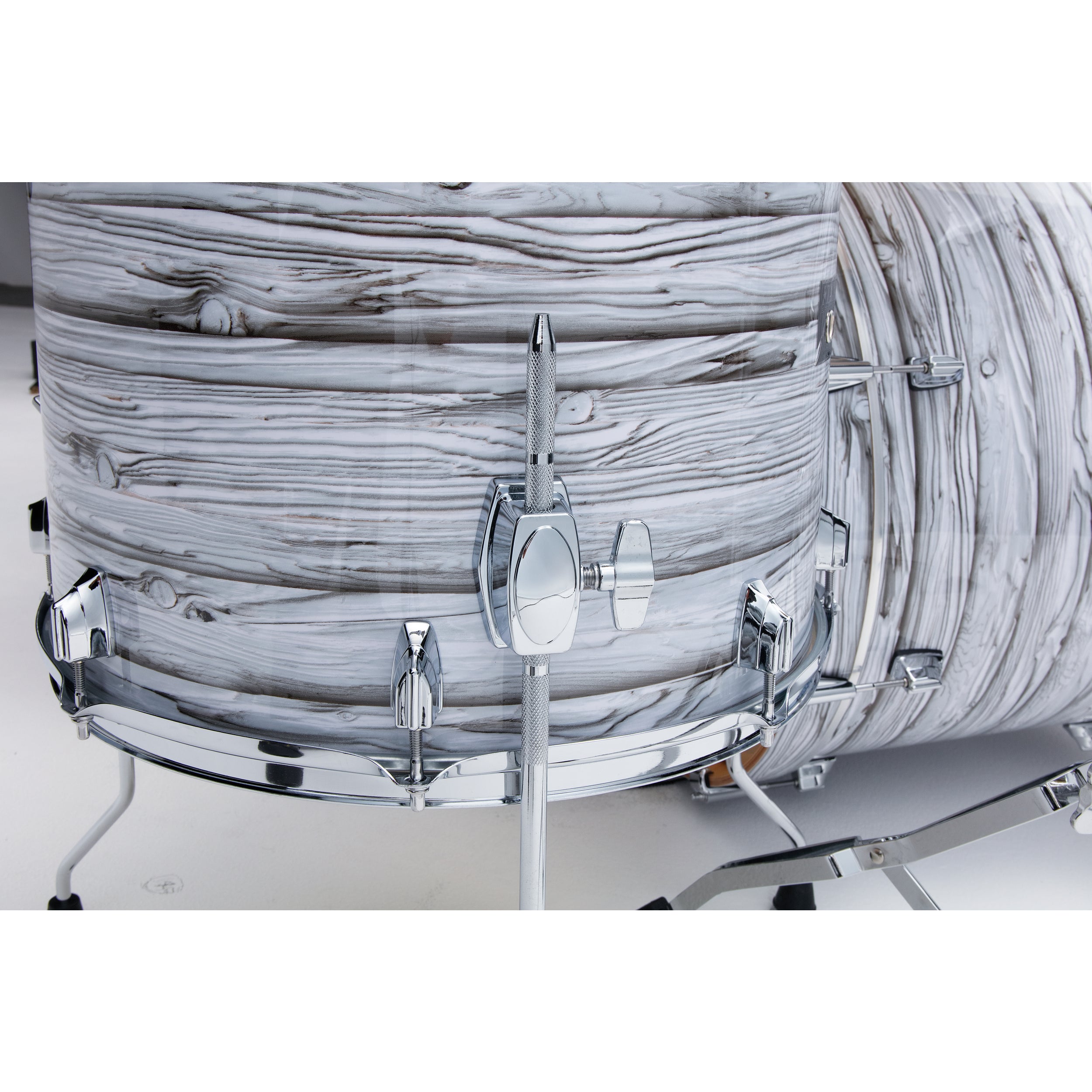 TAMA CK52KRS-ICA Superstar Classic 5-Piece Shell Pack with 22" Bass Drum with HB5W Hardware Pack - Ice Ash Wrap