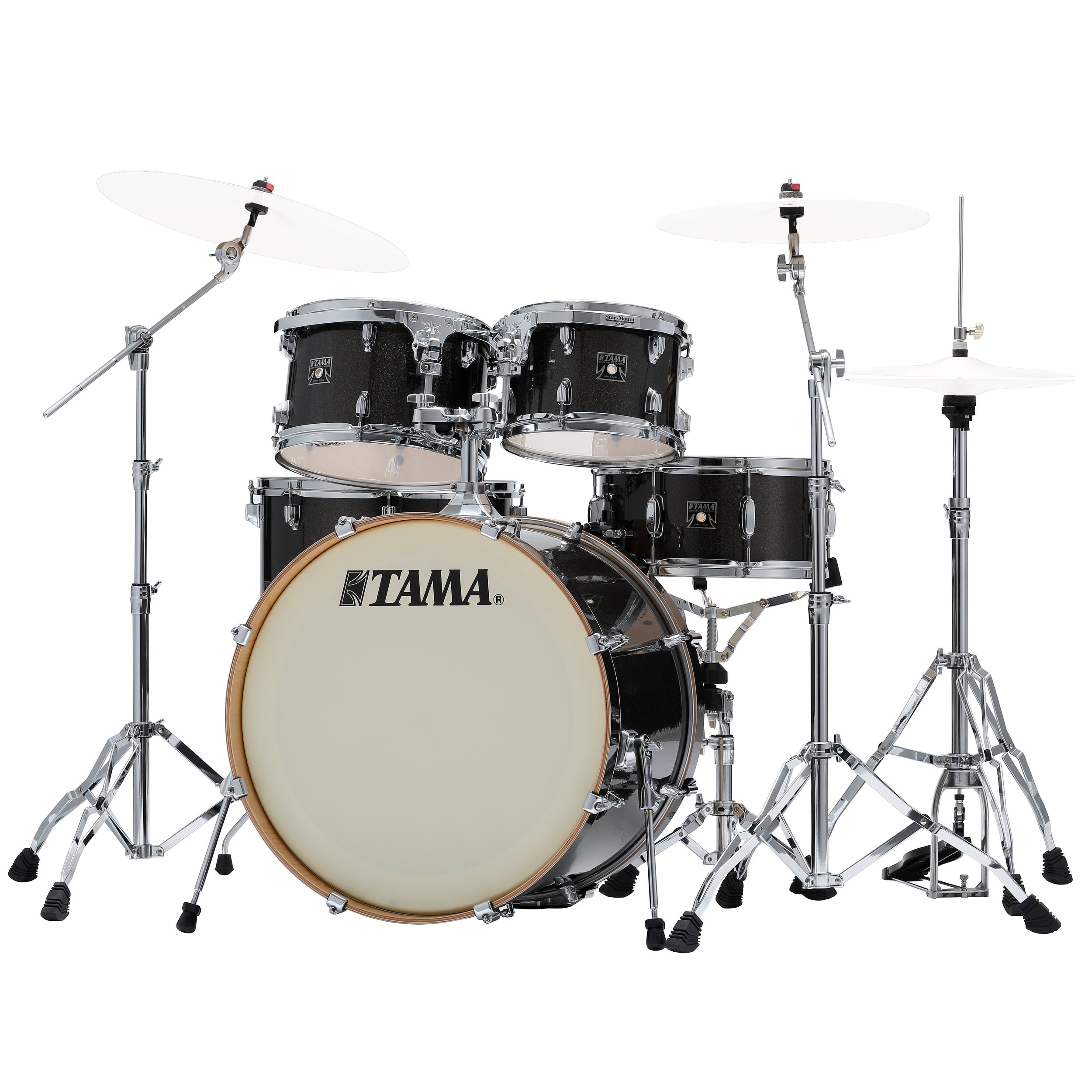 TAMA CK52KRS-MGD Superstar Classic 5-Piece Shell Pack with 22" Bass Drum with HB5W Hardware Pack - Midnight Gold Sparkle