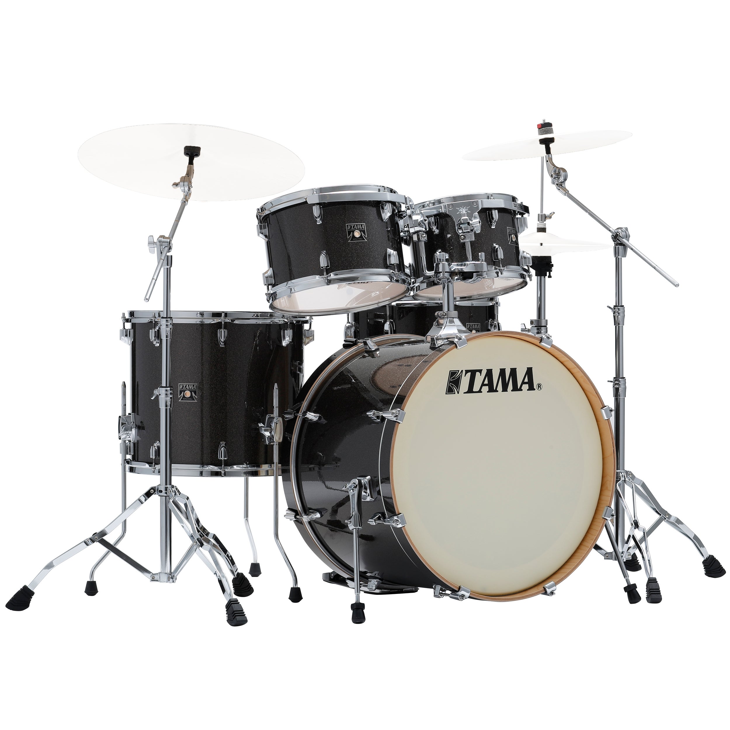 TAMA CK52KRS-MGD Superstar Classic 5-Piece Shell Pack with 22" Bass Drum with HB5W Hardware Pack - Midnight Gold Sparkle