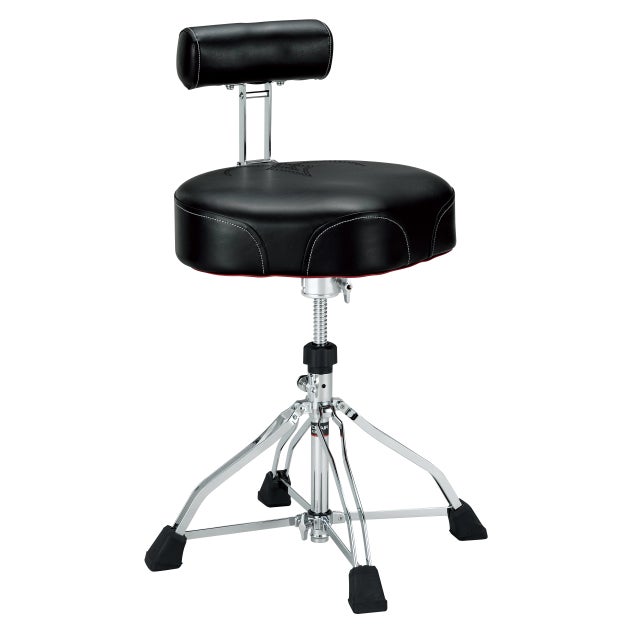 Tama HT741B 1st Chair Drum Throne Ergo Rider PVC Top 4 Legs Double Braced w/Backrest