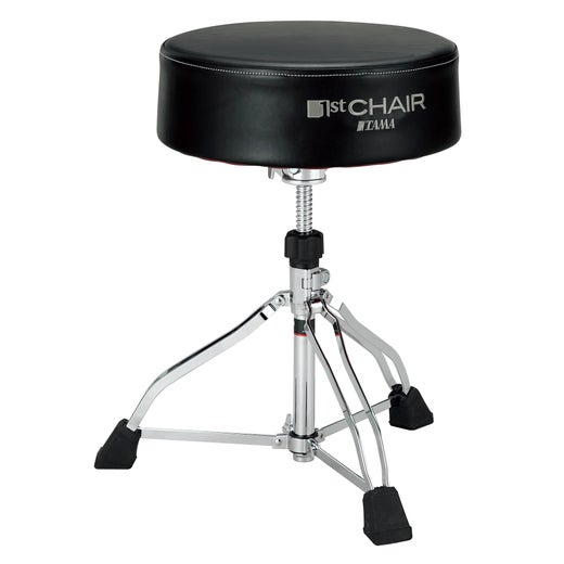 Tama HT830B 1st Chair Drum Throne Round Rider XL PVC Top Black Double Braced