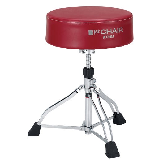 Tama HT830R 1st Chair Drum Throne Round Rider XL PVC Top Red Double Braced