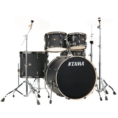 TAMA Imperialstar IP52KH6WBN-BOB  5-piece Drum Kit with 22" Bass Drum - Blacked Out Black