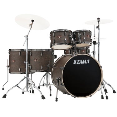 TAMA IP62H6WBN-WLW Imperialstar 6-Piece Drum Kit with 22" Bass Drum & Hardware - Walnut Burl Wrap