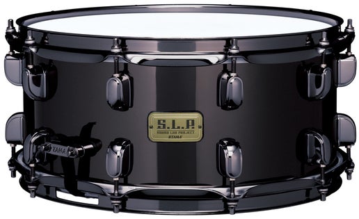 TAMA LBR1465 14x6.5 S.L.P. Black Brass Snare Drum | Music Works