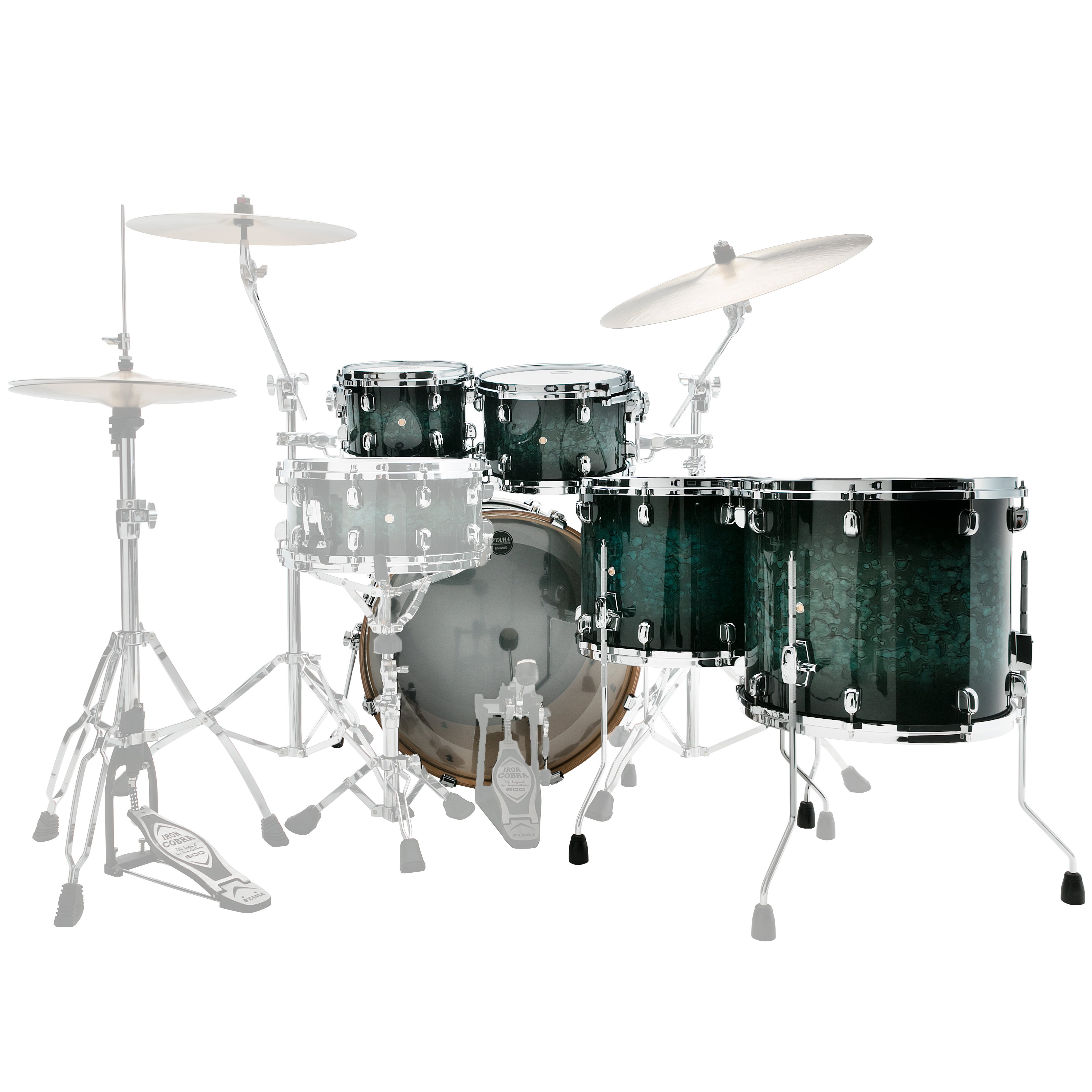schola vol.5：Drums &amp; Bass Ashthorpe Professional 5-Piece Full-Size Drum Set with Remo
