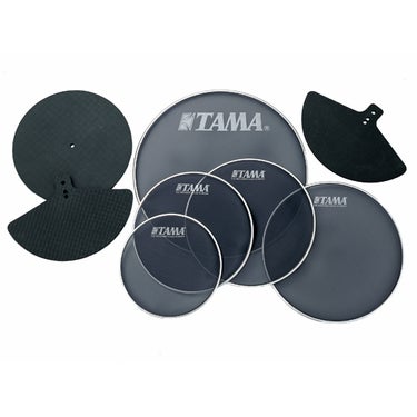 Tama SPP518C Mesh Drum Head Set Black 10/12/13s/14f/18
