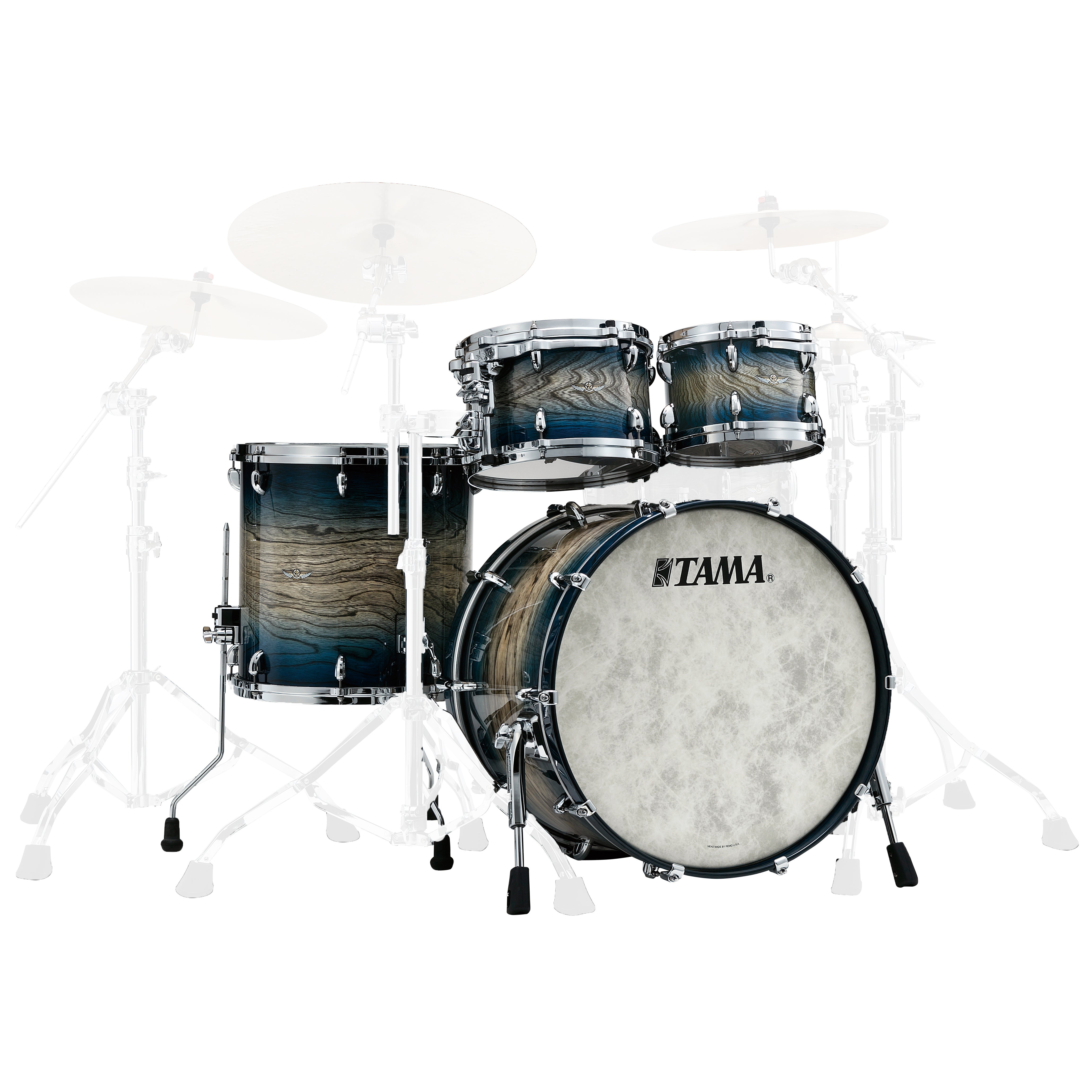 TAMA TW42RZS STAR Walnut 4-Piece Shell Pack with 22