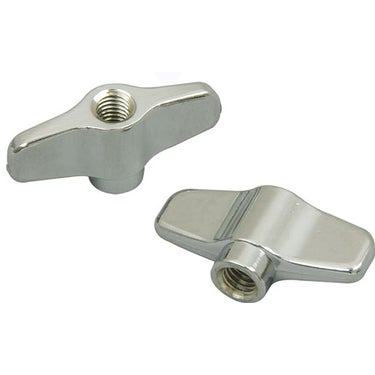 Tama WN8P Wing Nuts 8mm 2 Pack - Chrome