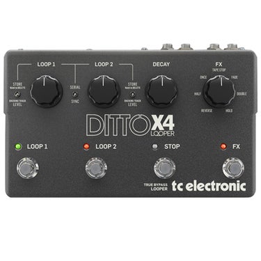 TC Electronic DITTO X4 Looper Guitar Effects Pedal