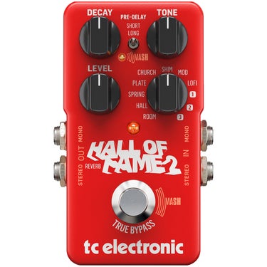 TC Electronic Hall of Fame 2 Reverb with Shimmer Guitar Effects Pedal