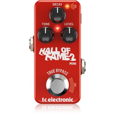 TC Electronic HALLOFFAME2MINIREVER Hall of Fame 2 Reverb Mini Electric Guitar Effects Pedal