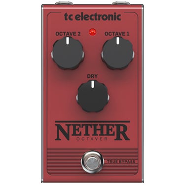 TC Electronic NETHEROCTAVER Nether Octaver Octave Electric Guitar Effects Pedal