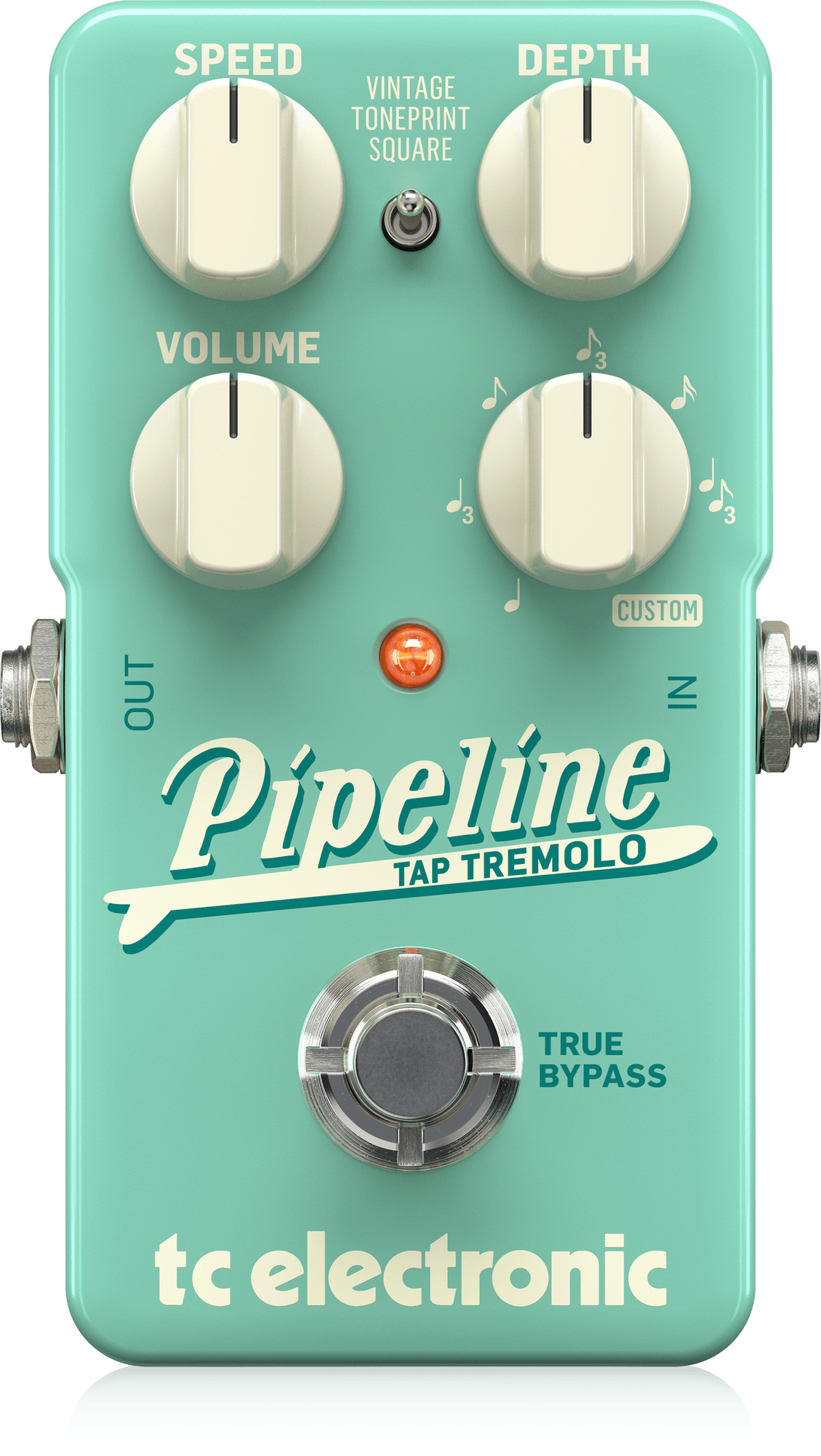 TC Electronic Pipeline Tap Tremelo Guitar Effects Pedal | Music Works