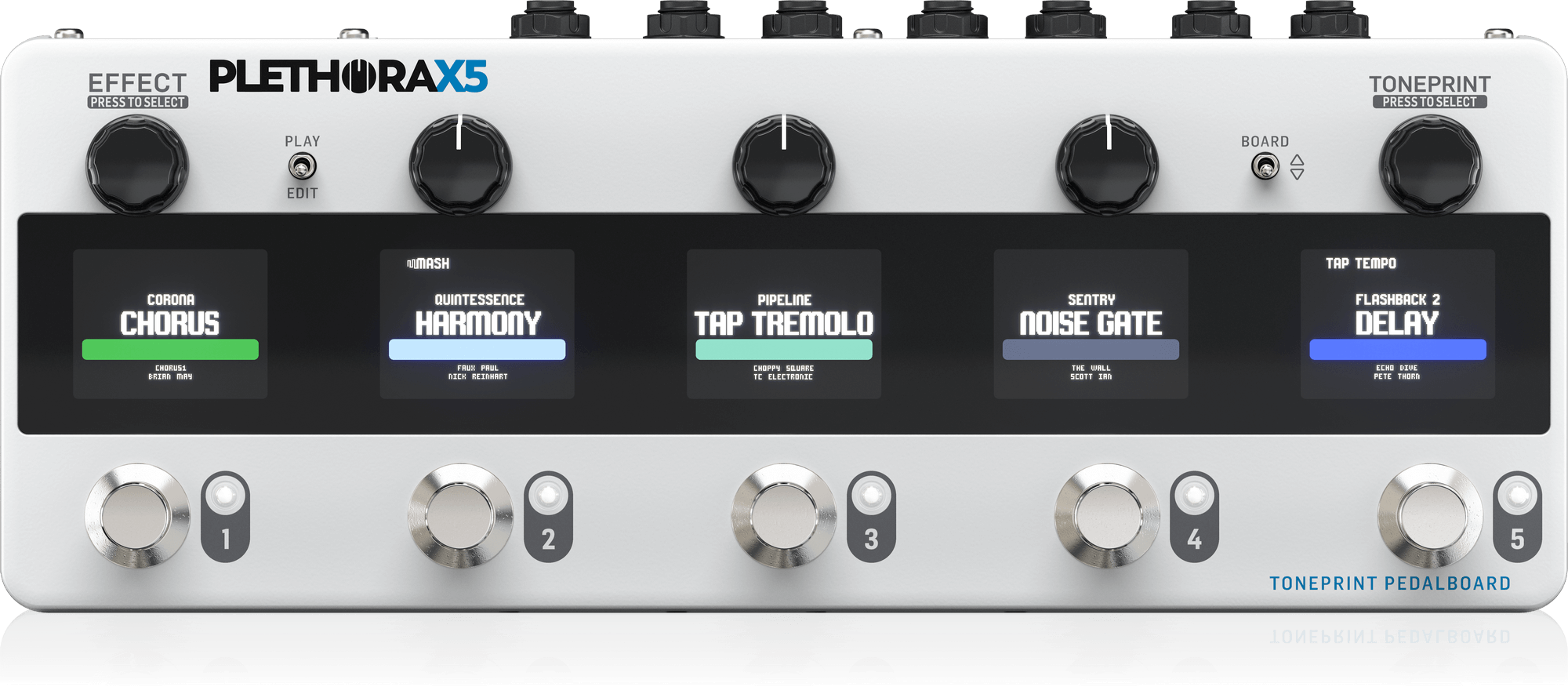 TC Electronic Plethora X5 TonePrint Multi-FX Pedalboard | Music Works