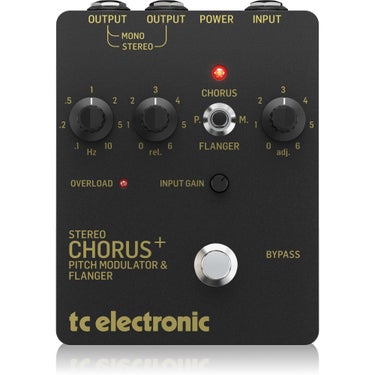 TC Electronic SCF Gold Stereo Chorus Flanger Guitar Effects Pedal