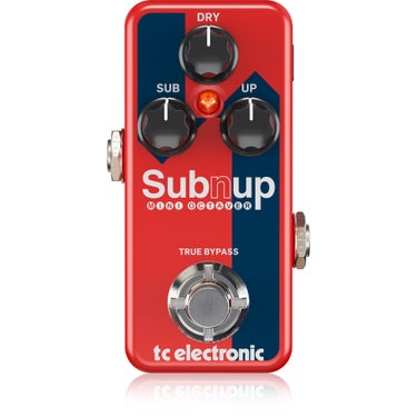 TC Electronic SUBNUP MINI OCTAVER Sub'N'Up Mini Octaver with TonePrint Software Mini Electric Guitar Effects Pedal