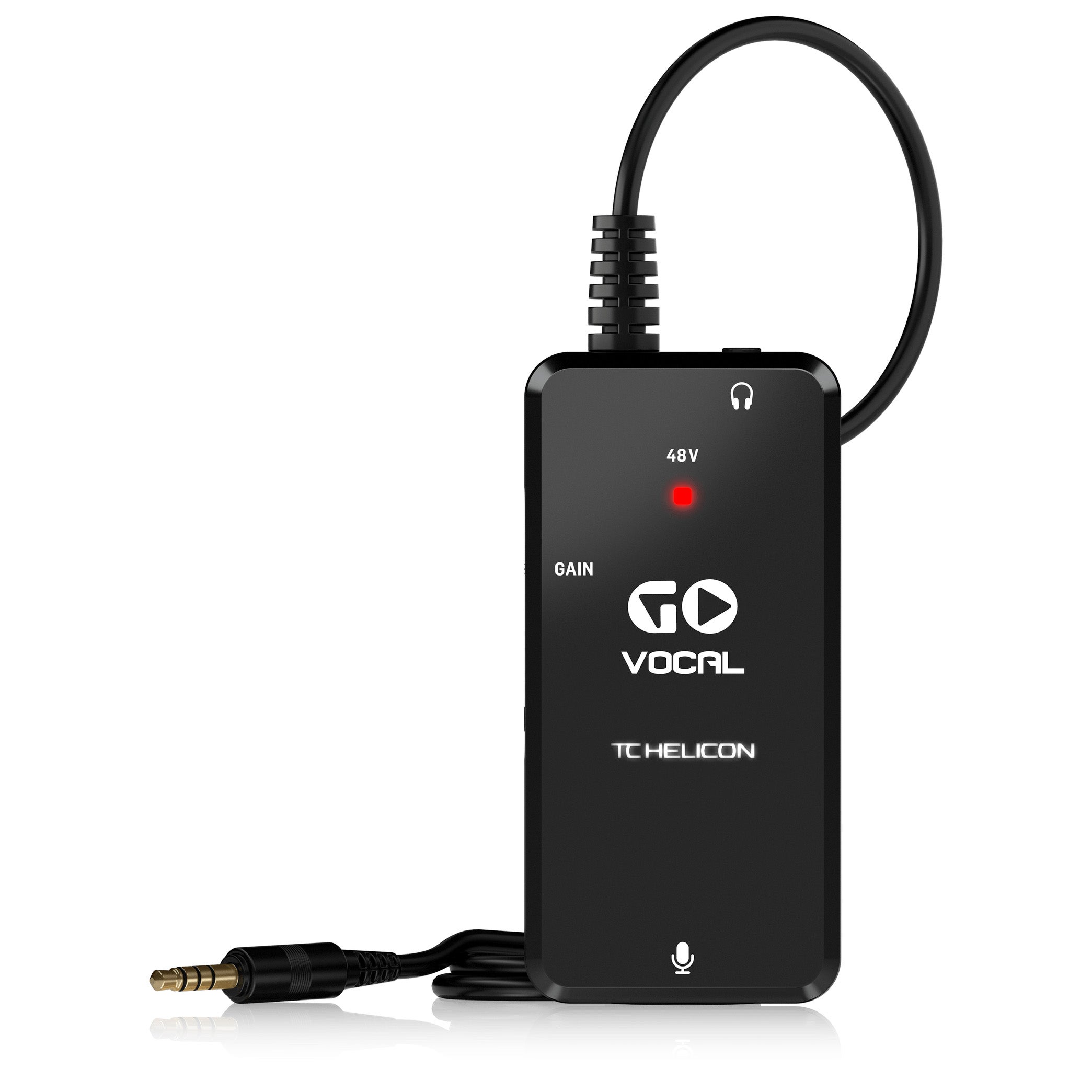 Tc-helicon Go Vocal Microphone Preamp For Mobile Devices, +48v