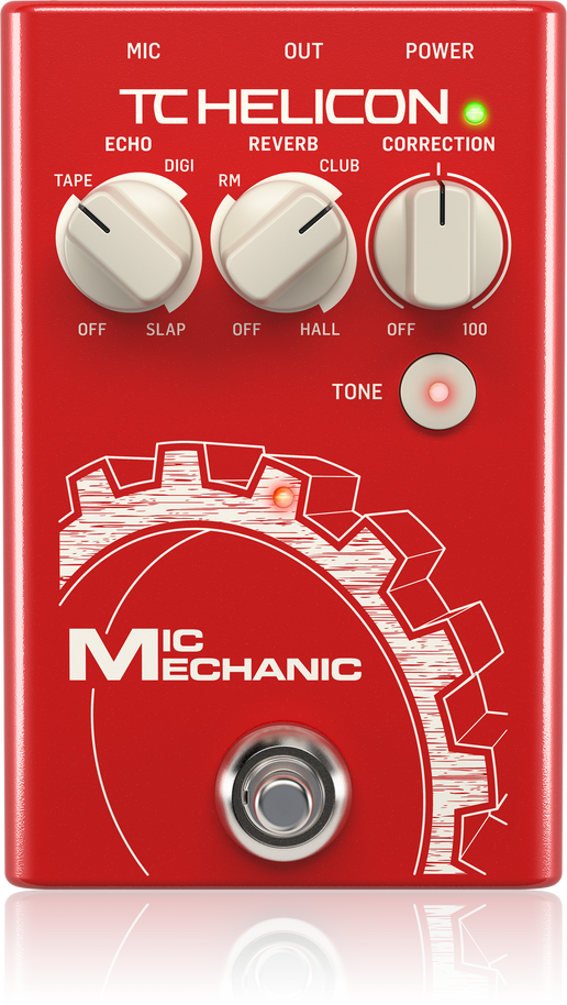 TC-Helicon Mic Mechanic 2 Vocal Effects Pedal | Music Works