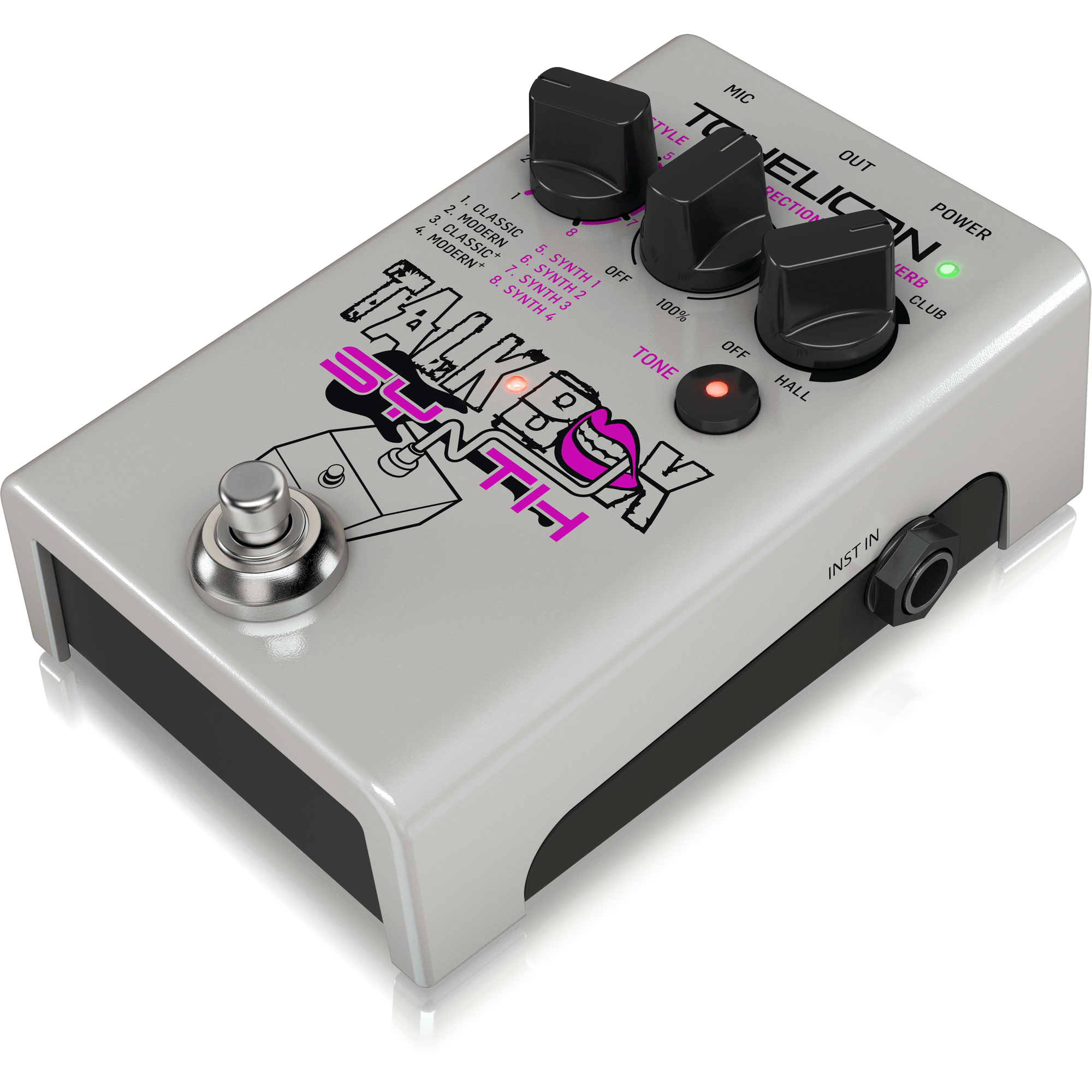 TC Helicon Talkbox Synth Guitar and Vocal Effect Pedal | Music Works