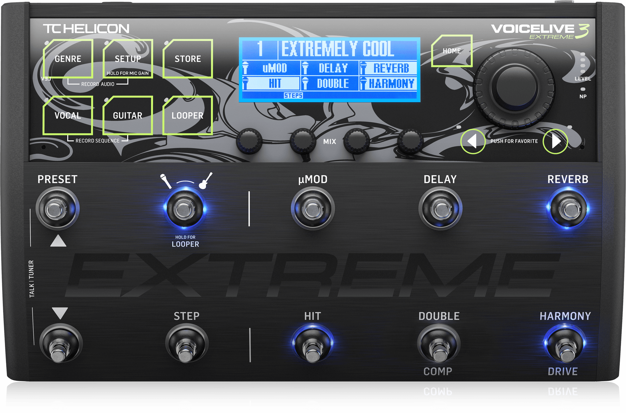 TC-Helicon VoiceLive 3 Extreme Guitar and Vocal Effects Processor