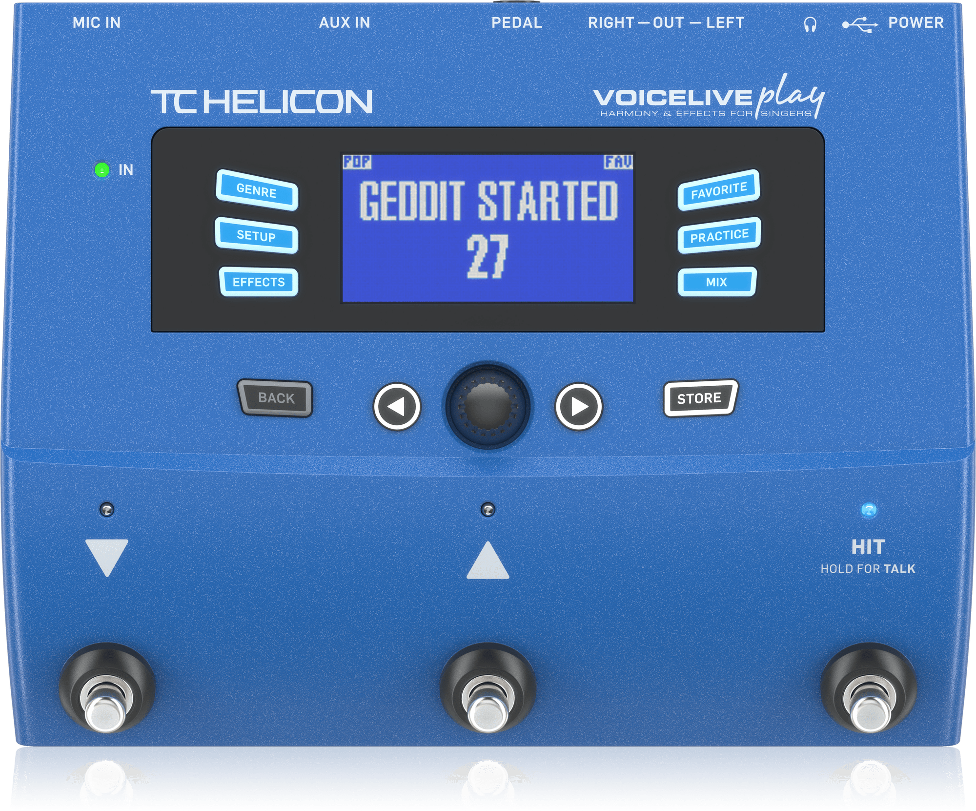 TC-Helicon VoiceLive Play Vocal Harmony and Effects Pedal | Music