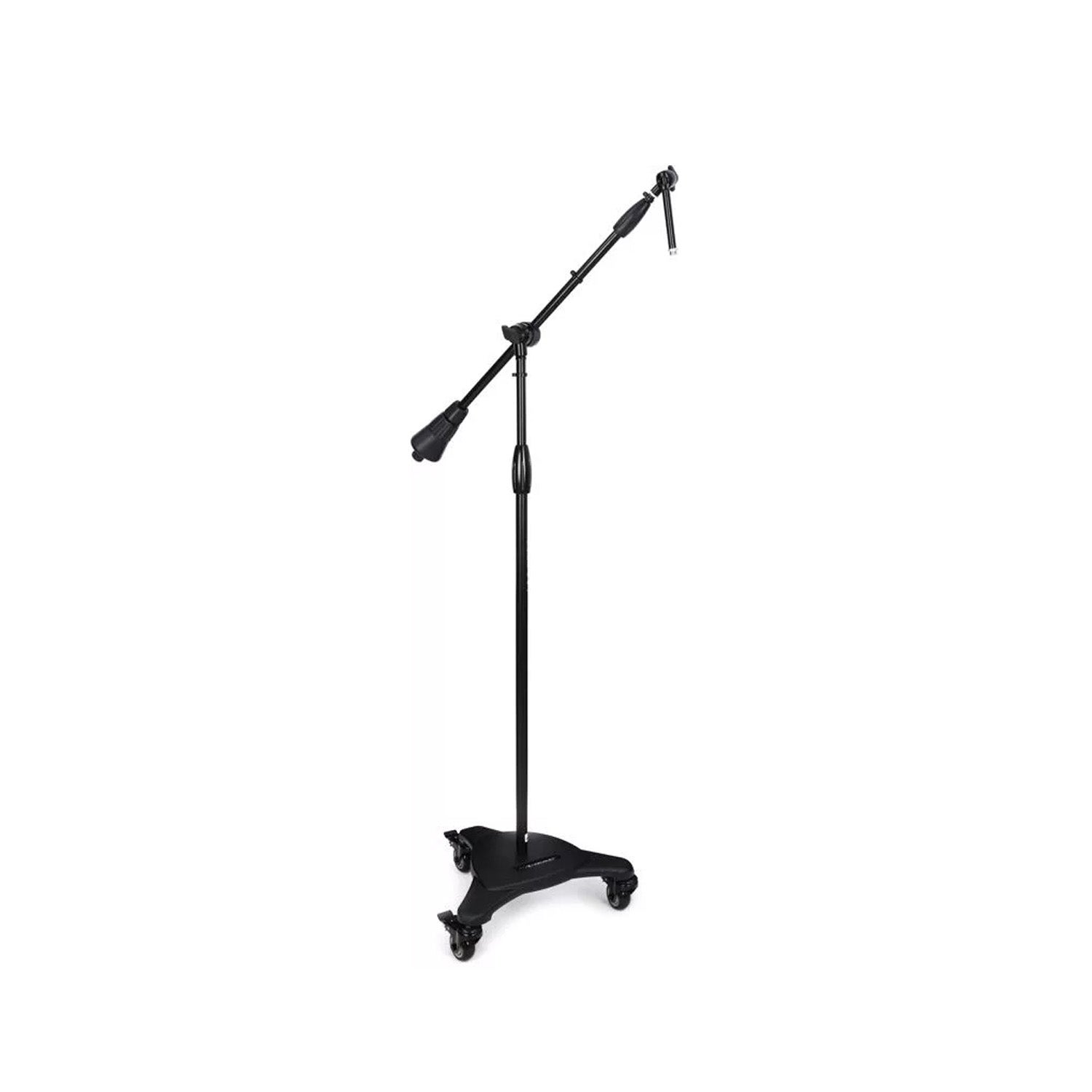 Ultimate Support MC-125 Studio Series Professional Microphone Boom Stand  with Adjustable Counter Weight, Quarter-turn Clutch and Rollerblade-style Caster Wheels