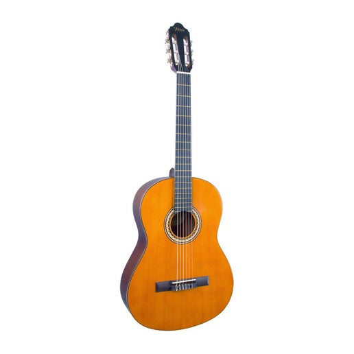 Valencia Vc204h 4/4 Full Size Hybrid Classical Guitar, Thinneck Nylon String Natural Satin
