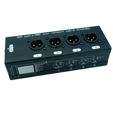 XLR4M-RJ45 4-Channel XLR-Male to RJ45 Passive Network Cable Extender