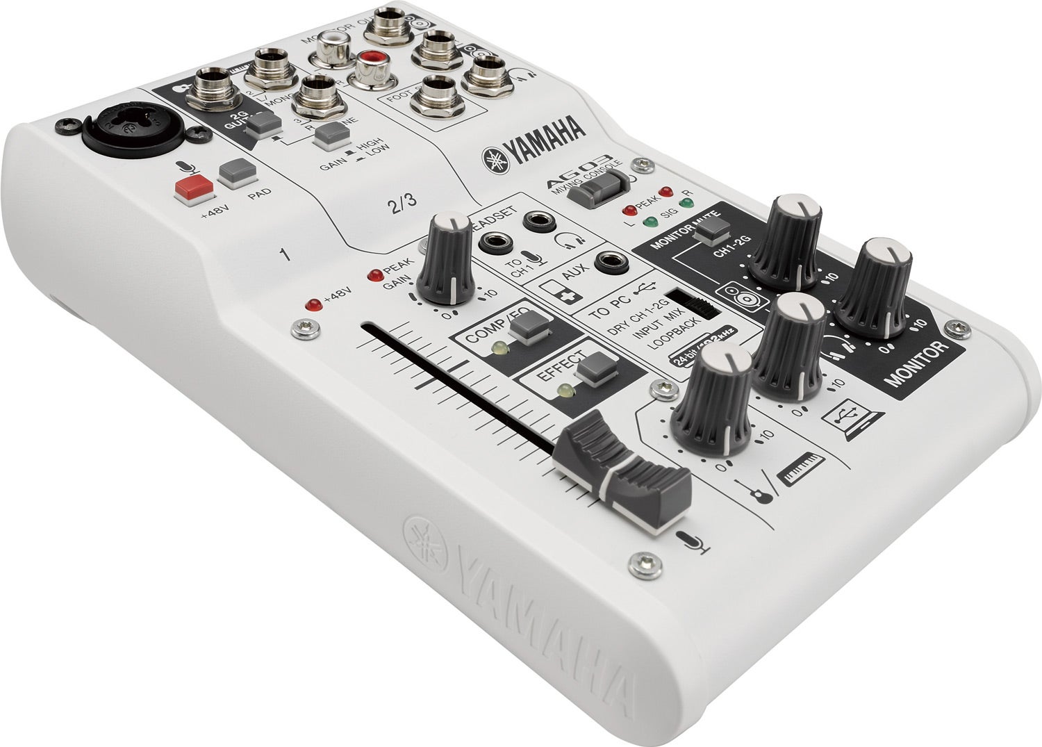 Yamaha Ag03 3 Channel Mixer And Usb Audio Interface | Music