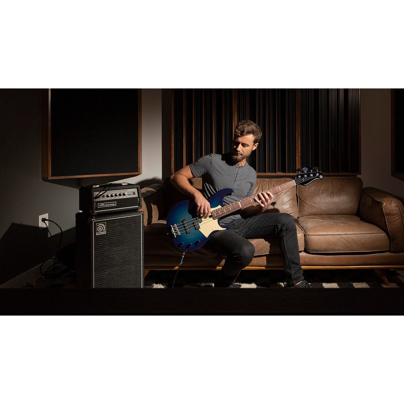 Yamaha BBP34 4-string Electric Bass Guitar - Moonlight Blue 