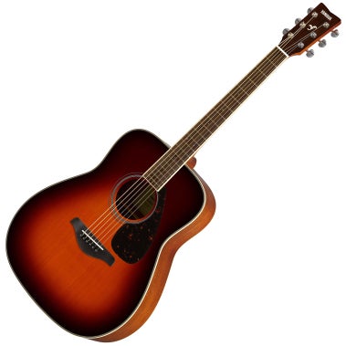 Yamaha FG820 BS Solid Top Acoustic Guitar, Brown Sunburst