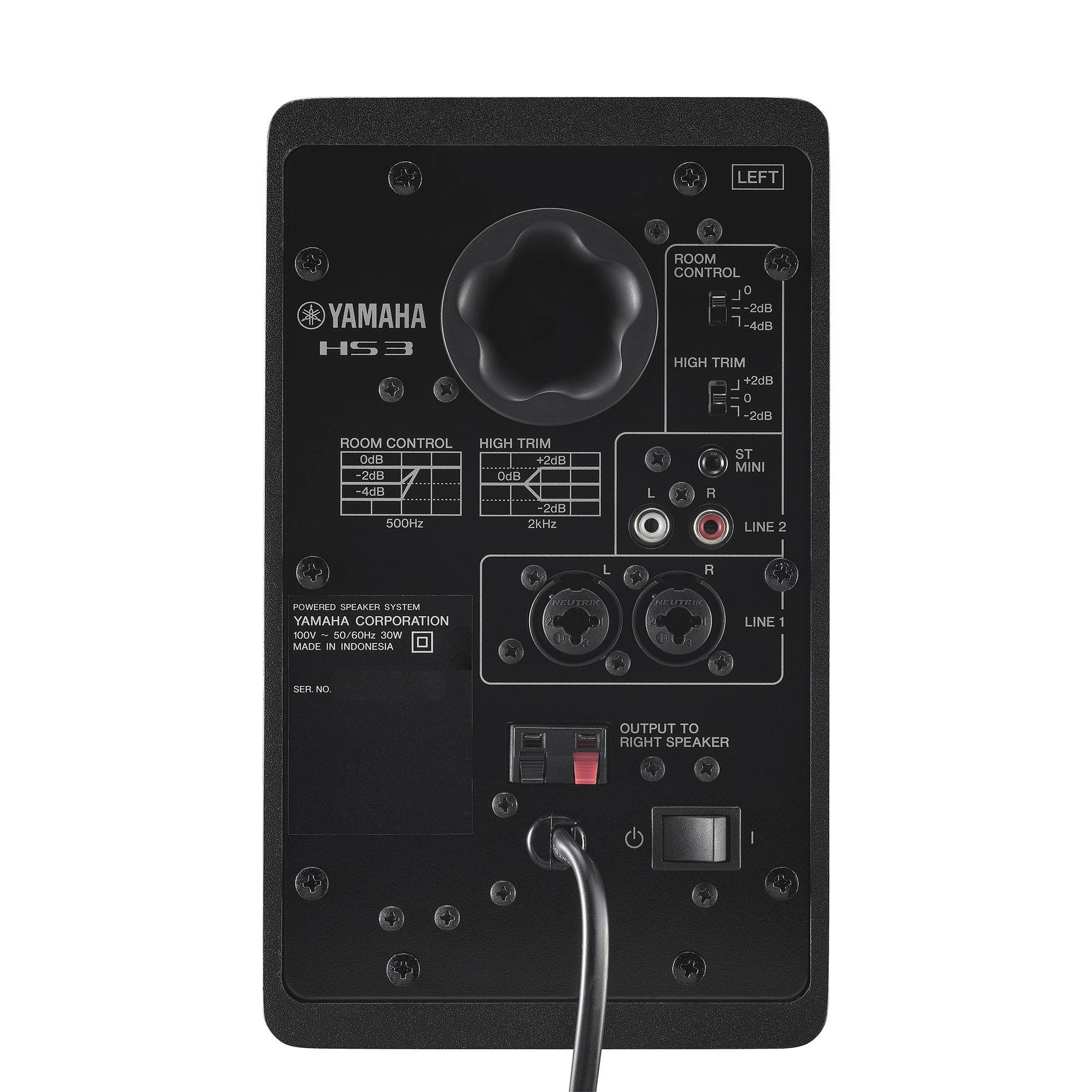 Yamaha HS3 Powered Studio Monitor 3.5 Inch (Pair) - Black | Music