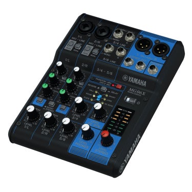 Yamaha MG06-X 6 Channel Mixer D-Pre Inputs w/FX
