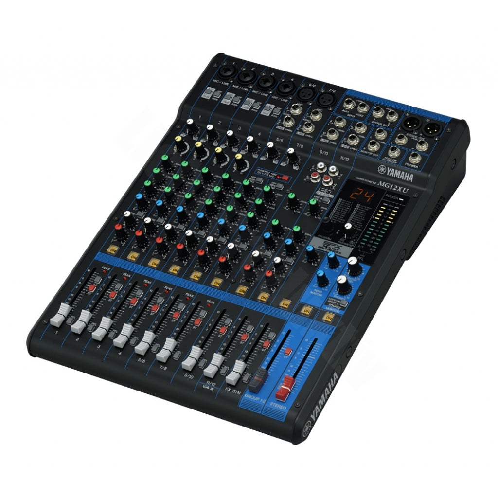 Yamaha MG12-XU 12 Channel Mixer D-Pre Inputs w/FX And USB