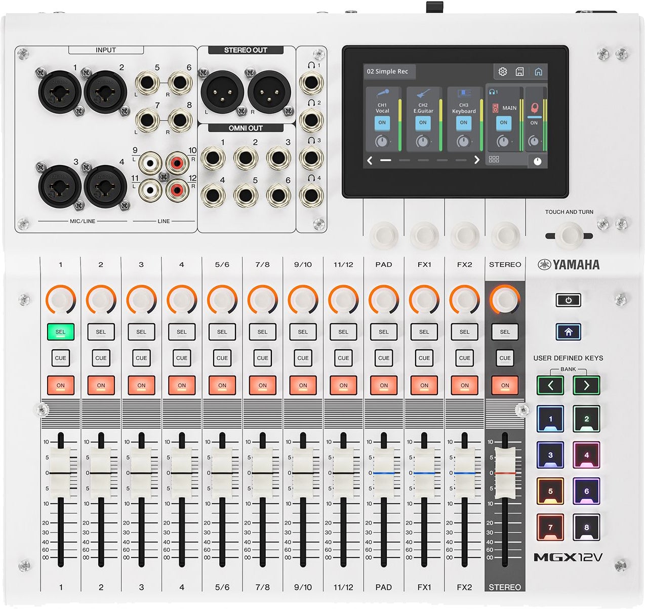 Yamaha MG20-XU 20 Channel Mixer D-Pre Inputs w/FX And USB | Music