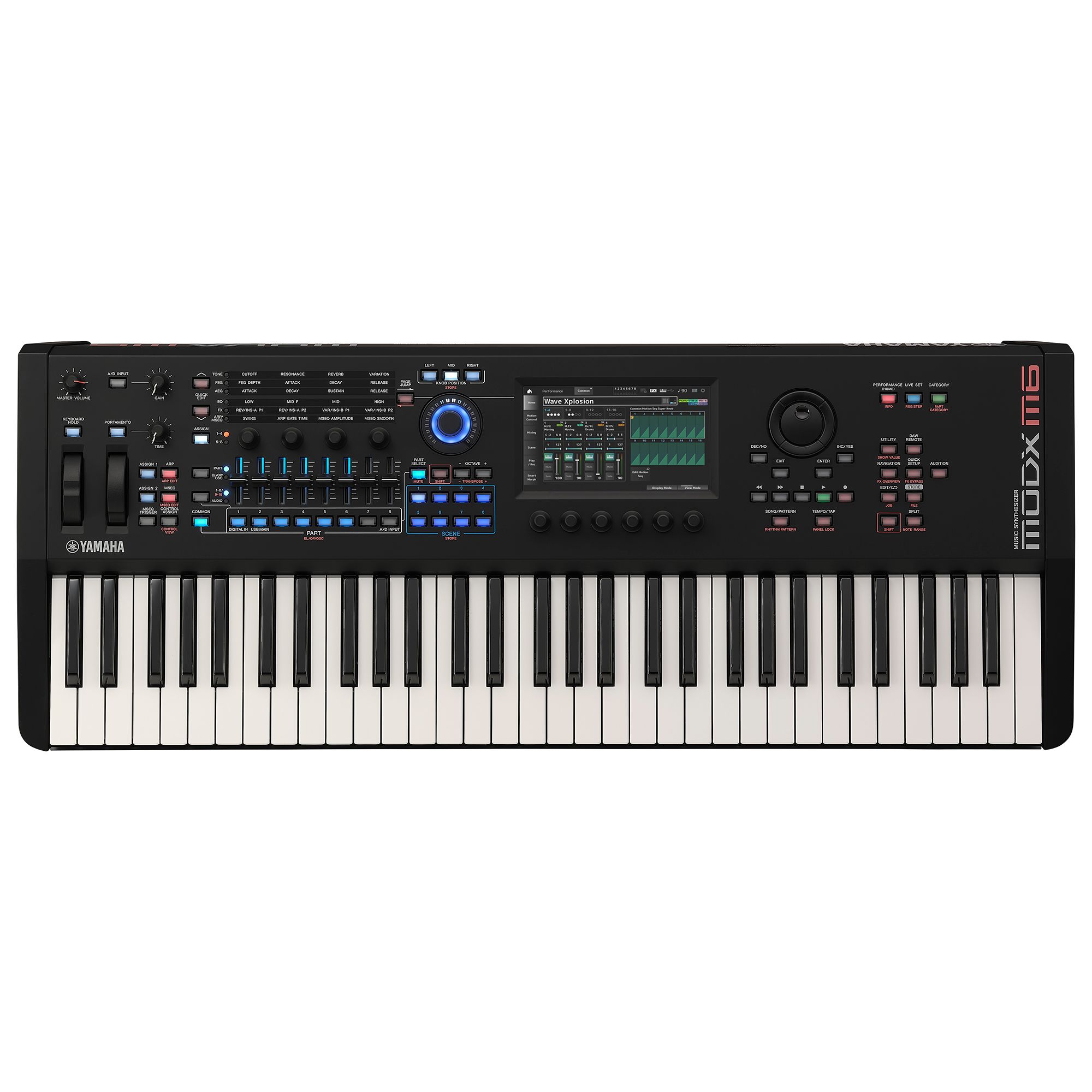 Yamaha MODX6+ 61 Semi-weighted Key Synthesizer | Music Works