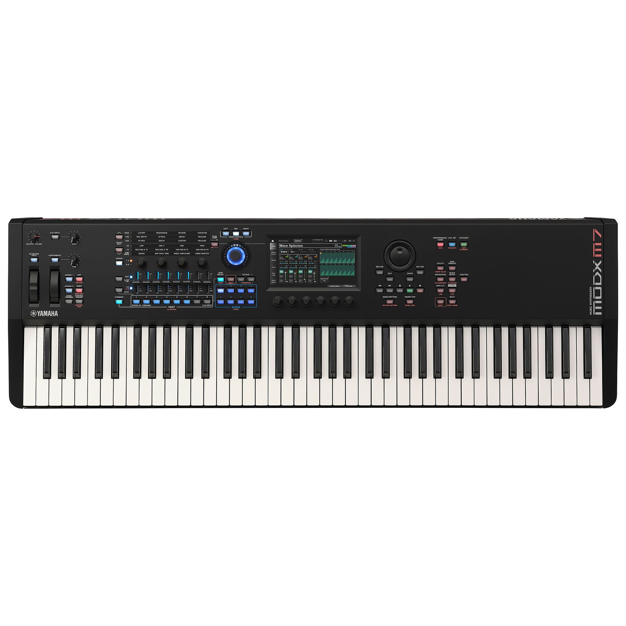 Yamaha MODX7+ 76 Semi-weighted Key Synthesizer | Music Works