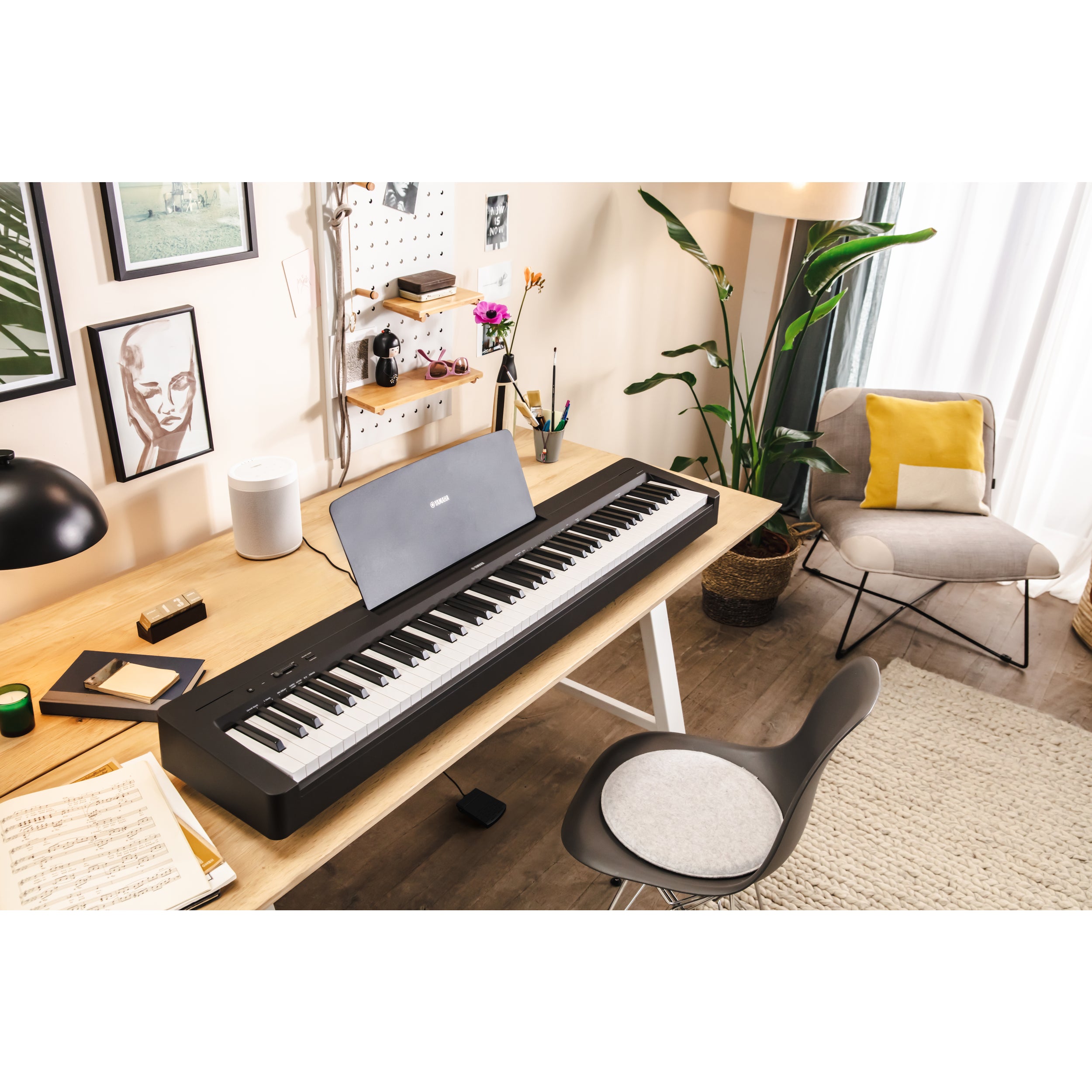 Yamaha P-145 88-Key Digital Stage Piano - Black